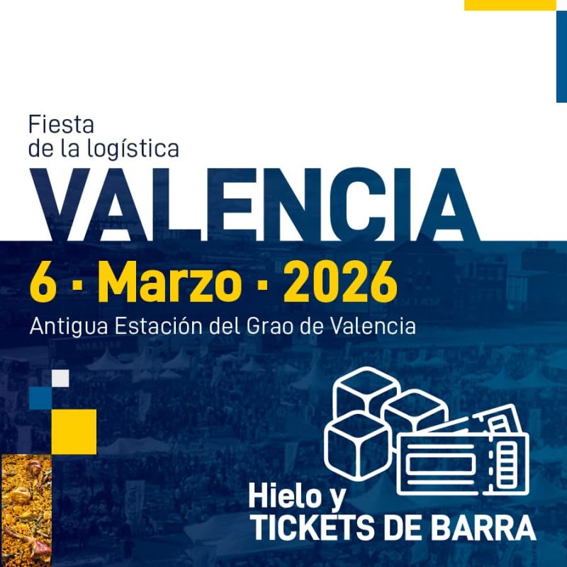 Hielo y tickets de barra - Fiesta de la Logística de Valencia 2026